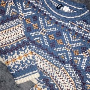 X-Small NBW BDG crop-top sweater